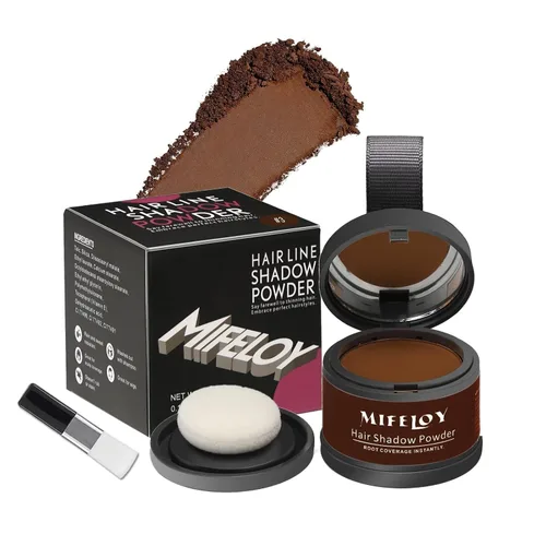 Miniatura 11 de Polvo de retoque de raíz, cobertura de cabello gris al instante, sombra de cobertura de raíces de color para mujeres para adelgazar la línea