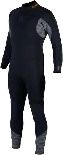 Aqualung Men's AquaFlex Dive Wetsuit - Flexible 4-Way Stretch Neoprene Full Suit w/Powertex Knee Protection for Scuba Diving