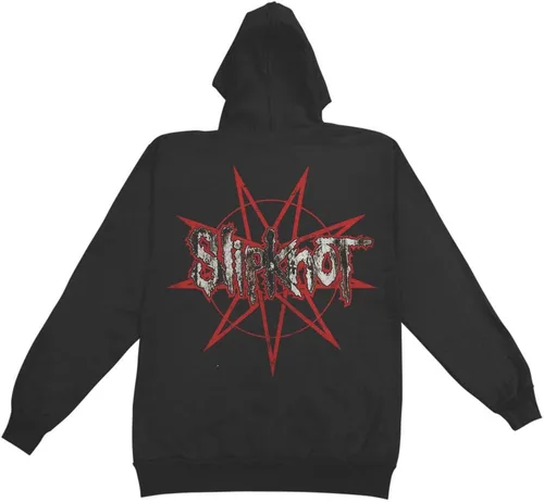 Miniatura 2 de Slipknot gris capítulo esqueleto sudadera con capucha negro