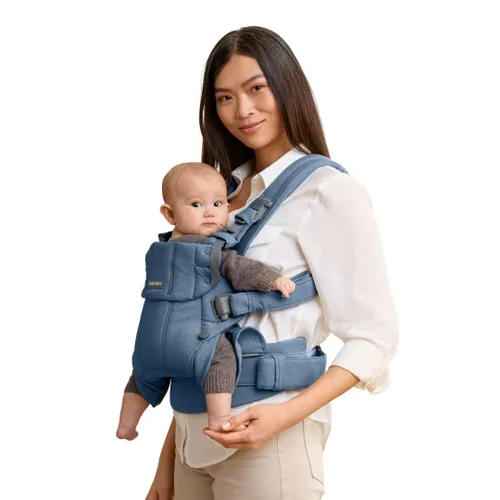 Miniatura 12 de BabyBjörn Portabebés Harmony, Antracita, Malla 3D Portabebés ergonómico 3-en-1; Posiciones soportadas para recién nacido, boca dentro, boca fuera