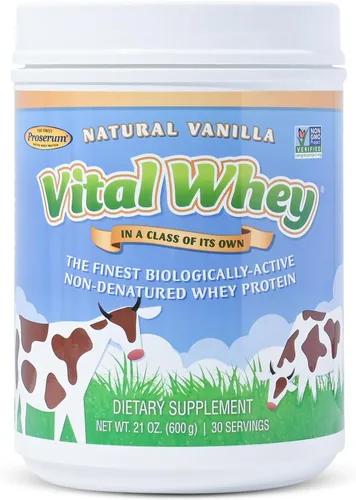 Well Wisdom - Vital Whey Natural Vanilla Flavor 600g (21oz) [Salud y Belleza]