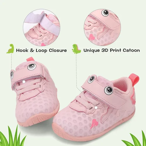 Miniatura 7 de JIASUQI Zapatos deportivos transpirables para bebés y niñas de 0 a 18 meses