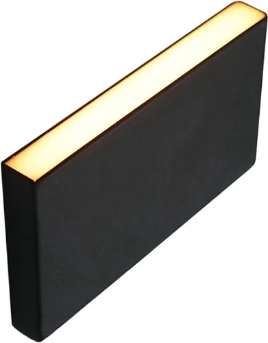 LUMENGY Luz para Adoquines Delgada 0.5 x 4 pulgadas, iluminación de ladrillo de acero sin deslumbramiento para adoquines, paredes, entradas de 2700K