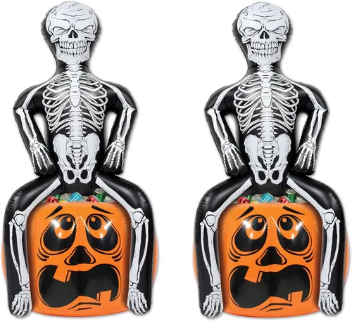 Miniatura 16 de Beistle - Hielera inflable, contenedores de bebidas para fiestas, con decoración espeluznante de Halloween
