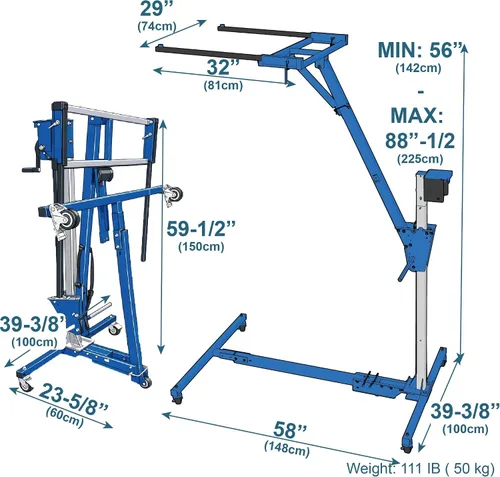 Miniatura 5 de EZLIFT - Elevador para Ford Bronco de 2 puertas, sistema de extracción para una sola persona, quita el techo duro en minutos, diseño patentado seguro