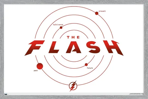 Miniatura 14 de Trends International DC Comics Movie The Flash - Póster de pared de la línea de tiempo Versión con marco dorado