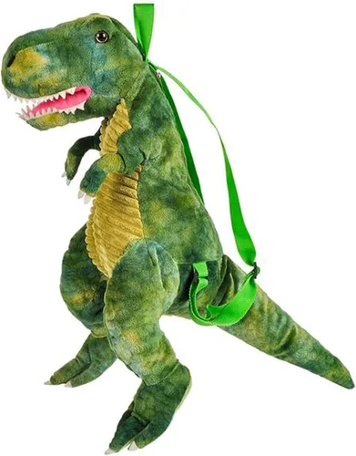 Miniatura 4 de Rhode Island Novelty 20" Dino Mochila T-Rex, Verde