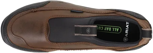 Miniatura 4 de Ariat Terrain Ease - Botas impermeables sin cordones para mujer tacón bajo de 1 a 2 pulgadas color marrón