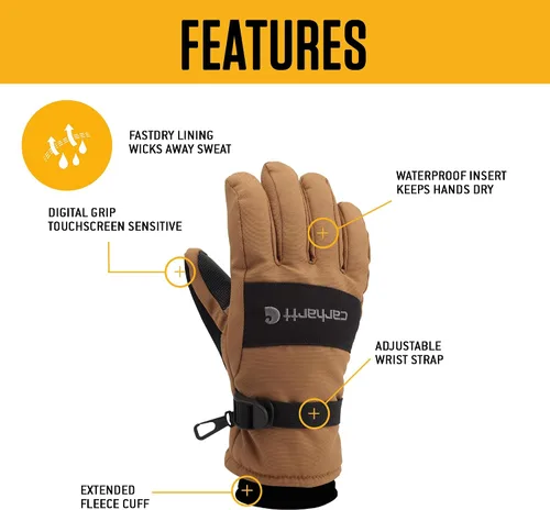 Miniatura 4 de Carhartt W.P. Guante impermeable con aislamiento para hombre