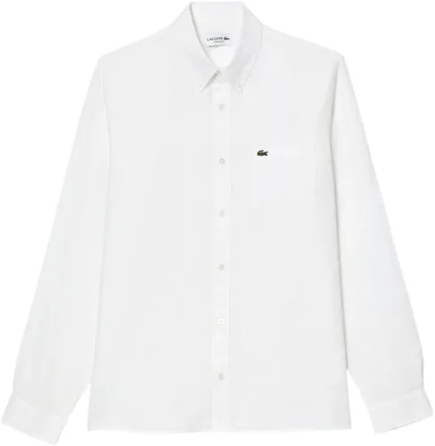 Miniatura 5 de Lacoste Camisa casual de lino de ajuste regular para hombre