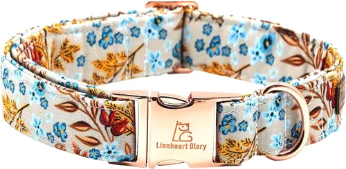 Miniatura 29 de Lionheart glory Collar de perro, Collar de perro azul Collar de perro para niños Collar ajustable de dinosaurio para perros pequeños Regalo
