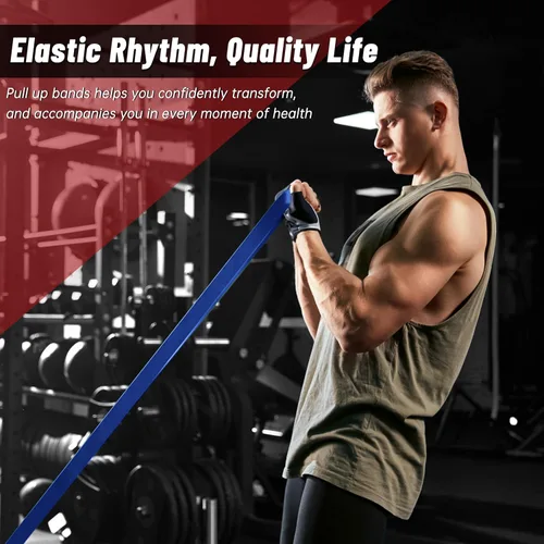 Miniatura 7 de Pull Up Assistance Bands, 5-Level Resistance Bands for Working Out, Pull Up Bands for Men & Women, Exercise Bands for Full-Body Training, Fitness