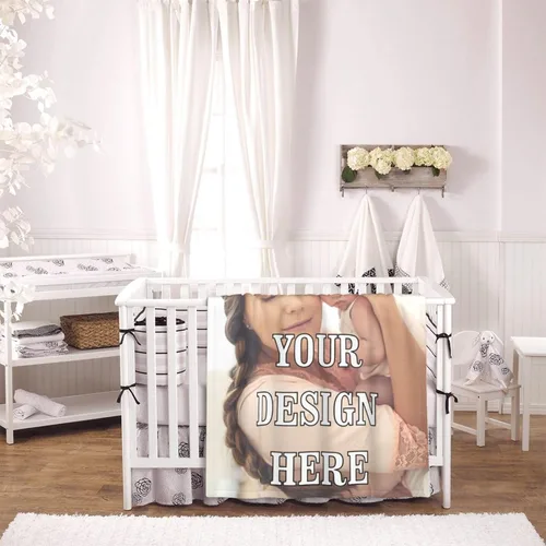Miniatura 4 de Adaptor Manta personalizada para bebés, niñas y niños con nombre, mantas personalizadas para niños, manta de bebé personalizada con nombre de foto