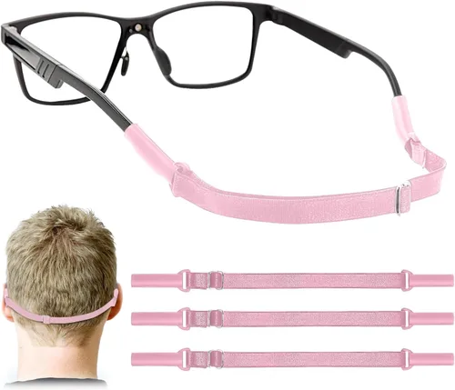 Miniatura 12 de Enenfly Adjustable Glasses Straps - 3 Pack No Tail Eyewear Retainer for Men, Women, Kids – Fits Eyeglasses & Sunglasses