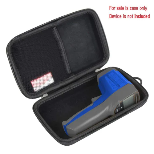 Miniatura 6 de Hermitshell Estuche de viaje para Etekcity 1022D Dual Laser Digital Termómetro Infrarrojo Pistola de temperatura (solo caso) (negro)