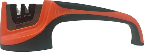 AccuSharp Afilador de cuchillos de 2 etapas – Afilador de carburo de tungsteno afilado con diamante libre de óxido para afilar y afilar cuchillos de