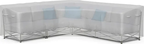Miniatura 2 de Simple Houseware Funda de sofá modular en forma de V para patio, impermeable, 600D resistente, 100 pulgadas de ancho