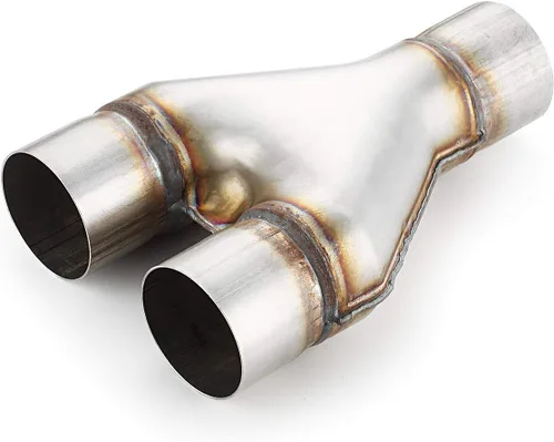 Miniatura 13 de Tubo de escape en Y de 2 pulgadas de entrada, A-KARCK de acero inoxidable de 2 pulgadas de salida, tubo en Y de 10 pulgadas de longitud que soporta
