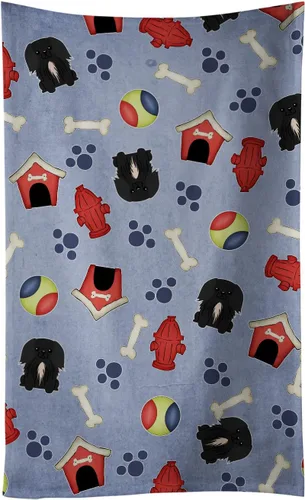 Miniatura 76 de Caroline's Treasures BB2654KTWL Dog House Collection Airedale - Toalla de cocina para invitados, toalla de baño decorativa para cara, té, paño