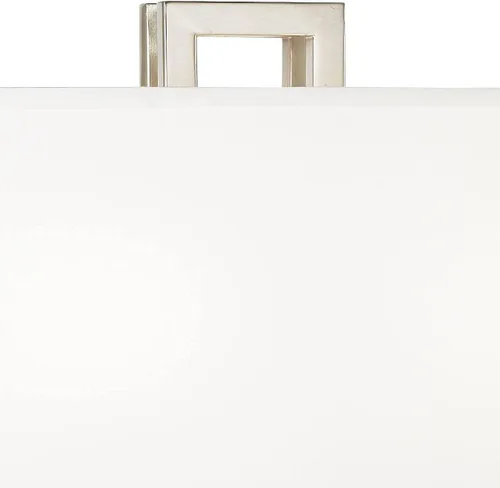 Miniatura 2 de Possini Euro Design Gossard - Juego de 2 lámparas rectangulares grandes y modernas de 30 pulgadas de alto, acabado de níquel cepillado, acabado
