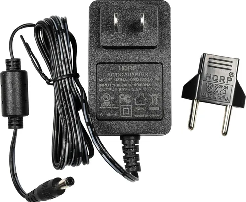 Miniatura 2 de HQRP Adaptador de CA compatible con Casio CTK-2090 / CTK2090 / CTK-2400 / CTK2400 / WK-225 / WK225 / XW-G1 / XWG1 cable de alimentación de teclados