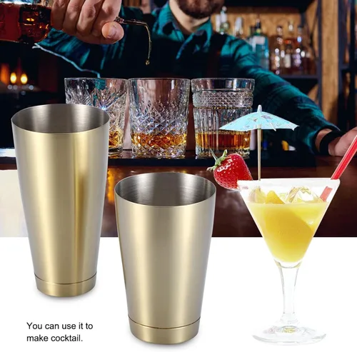 Miniatura 3 de Coctelera de acero inoxidable sin fugas, coctelera de bebidas de 15.69 onzas, mezclador profesional de margarita, coctelera de acero inoxidable