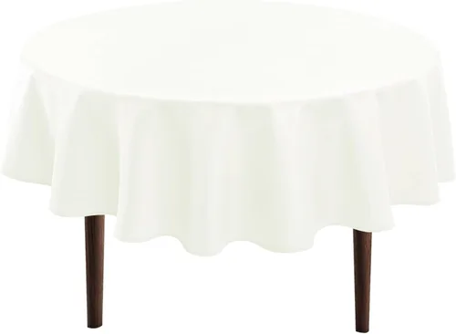 Miniatura 27 de Hiasan Mantel redondo de 30 pulgadas – Mantel de tela de poliéster impermeable resistente a las manchas a prueba de derrames, para comedor, cocina
