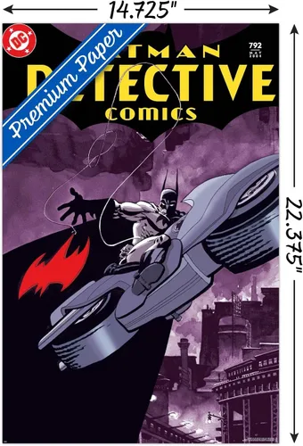 Miniatura 3 de Trends International DC Comics Batman - Póster de pared #792 de Batman Detective Comics, 22.4 pulgadas de largo x 14.7 W, versión premium sin marco