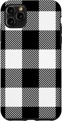 Miniatura 13 de Buffalo Plaid Black White Phone Case for iPhone 17