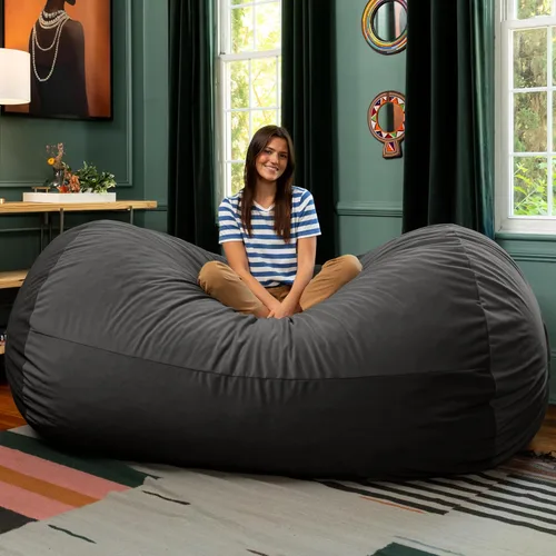 Miniatura 26 de Puff/tumbona gigante Saxx de la marca Jaxx, Camel