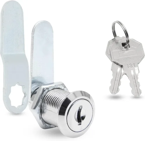 Miniatura 2 de Uenhoy Paquete de 6 cerraduras de leva con llave igual, juego de cerraduras de leva de 1 pulgada (0.984 in) para cajones, buzón de correo, caja