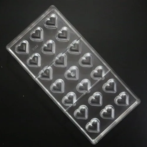 Miniatura 5 de Molde de chocolate de policarbonato para hacer tú mismo, molde de caramelo, herramientas de repostería transparentes y duras de plástico, molde en 6
