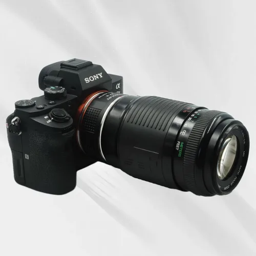 Miniatura 2 de PHOLSY Adaptador de Lente de Enfoque Manual Compatible con Lentes Canon EOS EF a Cámara de Montura E Compatible con Sony a1 a9ii a7S iii/ii, a7R
