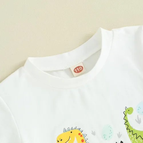Miniatura 4 de Traje de cumpleaños para bebé niño de 1 a 5 años, conjunto de camisa y pantalón deportivo, conjunto de 1, 2, 3, 4, 5 años
