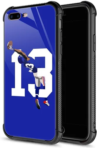 Miniatura 12 de CARLOCA Funda compatible con iPhone 12 Pro, 13 fundas Odell Catch Football para iPhone 12 para niñas y niños, diseño gráfico, a prueba de golpes