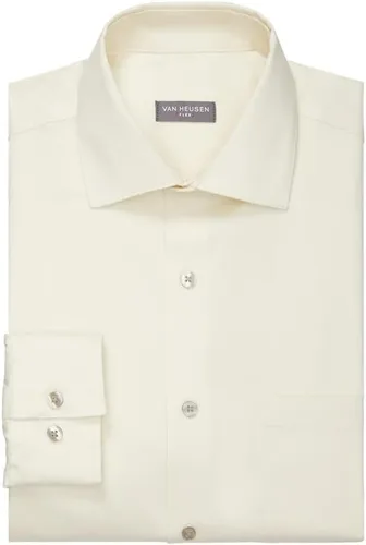 Miniatura 3 de Van Heusen Camisa de vestir para hombre, ajuste regular, sin arrugas, cuello flexible, elástica, sólida, Sólido