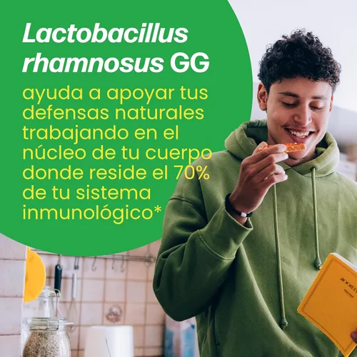 Miniatura 7 de Culturelle Cápsulas probióticas diarias para hombres y mujeres, cepa probiótica más estudiada clínicamente, salud digestiva e intestinal, apoya