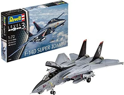 Miniatura 9 de Revell 03834 F/A-18F Super Hornet 1:72 Escala sin construir/sin pintar Kit de modelo de plástico