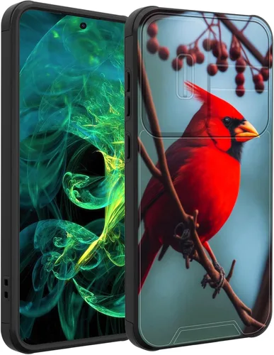 Miniatura 110 de Funda para Galaxy A16 5G con cubierta para cámara deslizante, resistente de doble capa, híbrida, a prueba de golpes, funda protectora resistente