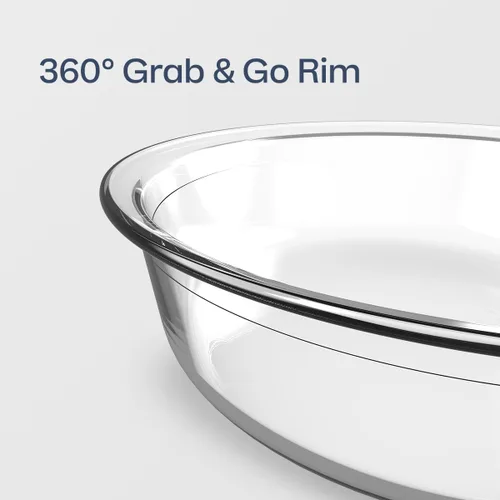 Miniatura 6 de Tupperware Voila Vidrio XL Rectangular para Almacenamiento de Alimentos – Cazuela Hermética, 3.2 qt / 3 L