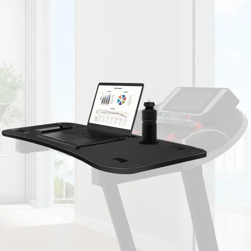 Miniatura 2 de KELIXU 39" Treadmill Desk Attachment, Universal Walking Laptop Holder Desk Ergonomic Platform Workstation for Treadmill with Cup Holder