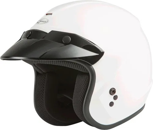 Miniatura 11 de GMAX OF-2 DOT - Casco abierto aprobado por DOT, tamaños para adultos y jóvenes, motocicleta, ATV, UTV Azul