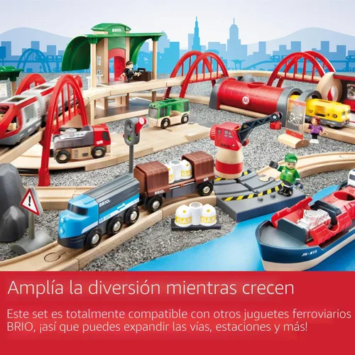 Miniatura 6 de Juego de ferrocarril de lujo Brio 33052