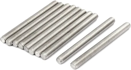 Miniatura 19 de uxcell M3 x 2.362 in 0.020 in Pitch 304 Varillas totalmente roscadas de acero inoxidable barra 10 piezas