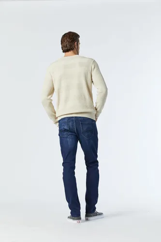 Miniatura 3 de Mavi Jake - Jeans para hombre, tiro regular, pierna ajustada