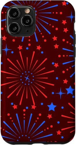 Miniatura 26 de Funda patriótica para iPhone 13 4 de julio con la bandera de Estados Unidos y la independencia de Estados Unidos