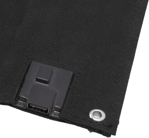 Miniatura 7 de Banco de energía solar, 40 W 4 pliegues panel solar bolsa de carga plegable cargador plegable para acampar al aire libre senderismo carga