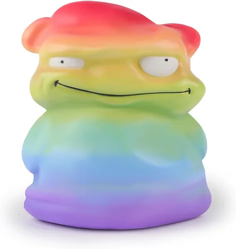 Anboor Juguete gigante de monstruo arcoíris de 9.9 pulgadas, juguete Kawaii Gaint suave animal de levantamiento lento y perfumado, juguete para
