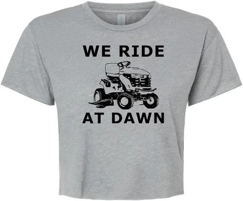 Miniatura 11 de Cute Women's Screen Printed Crop Tee, Shirts With Sayings, Heather Gray or Gold