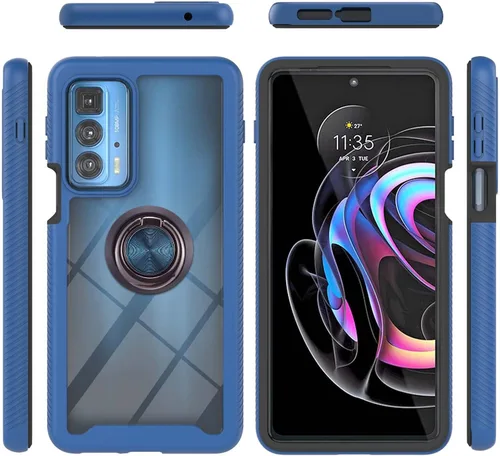 Miniatura 107 de Funda compatible con Xiaomi Poco M5s 4G, compatible con Redmi Note 10 4G / Note 10S 4G / Note 11 SE (India), funda para teléfono 3 en 1, color azul